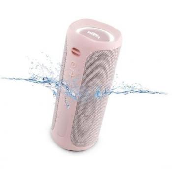 Altavoz portátil Vieta Pro Upper 3 con Bluetooth, True Wireless, Micrófono y Radio FM en color rosa