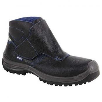 Bota de Piel Negra de Seguridad S3 Modelo Urian con Cierre de Velcro y Puntera de Carbono Light - Tallas 36 a 47