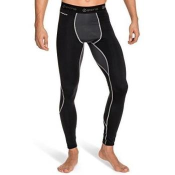 Skins Hombre Func Baselayer Carbonyte Mallas de largo, tamaño mediano), color negro