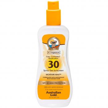 Australian Gold Spray Gel Sunscreen with Instant Bronzer SPF 30, 237ml
