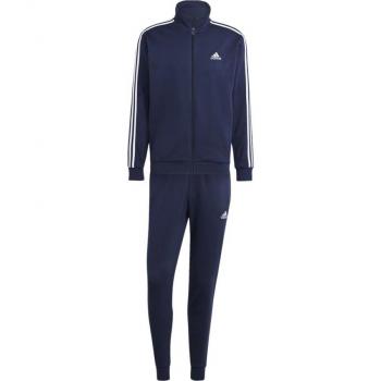 Adidas 3 Stripes Freelift Chaqueta de Entrenamiento para Hombres, Color Azul Oscuro, Talla XXL, Fabricada en Loneta de Algodón