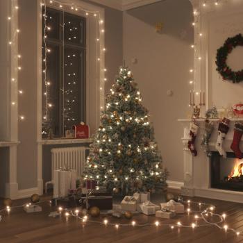 Tira de luces LED PVC blanco cálido 60 m con 600 LEDs vidaXL