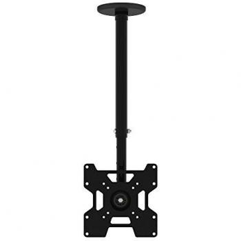 Soporte de techo telescópico para TV LED/LCD de 23 a 37, capacidad 45kg, ajustable, color negro