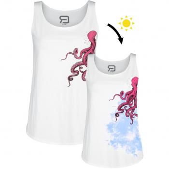 R.E.D. by EMP One Shining Moment UV-Top Top Mujer Blanco XXL