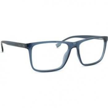 Hugo Boss 1571 PJP Square Blue Prescription Glasses Online Try-On Plastic