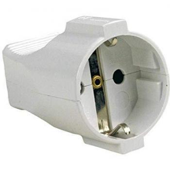 MAURER Base Schuko 2p + T Blanco