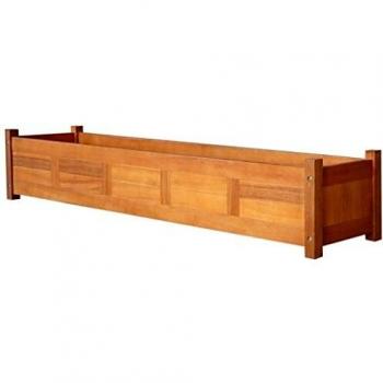 Garden Raised Bed Acacia Wood 150x30x25 cm