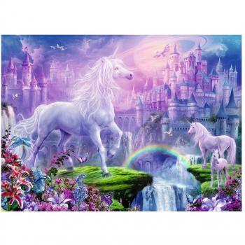 Ravensburger - 100 piece Glitter - Unicorn Kingdom Jigsaw Puzzle