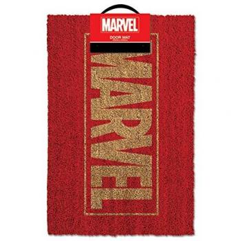Alfombra exterior Pyramid Marvel Logo, PVC, multicolor, 40 x 60 cm