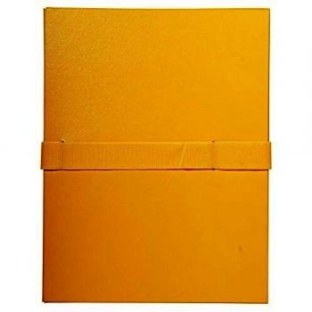 Carpeta extensible balacron con cierre auto-agarrante - 24x32 cm - A4 - Pack de 10 unidades - Color amarillo