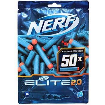 Nerf Elite 2.0 50-Dart Refill Pack - Includes 50 Official Nerf Elite 2.0 Darts, Compatible With All Nerf Elite Blasters E9484