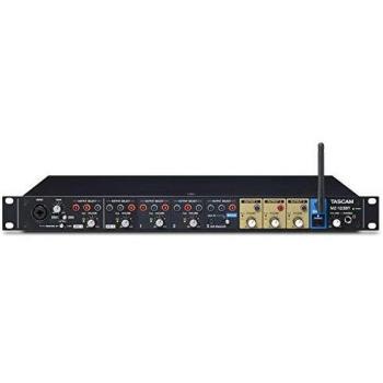 Tascam MZ-123BT Mezclador de Audio con Bluetooth, 12 entradas, 3 salidas, ecualizador de 3 bandas, compresor integrado y grabación USB