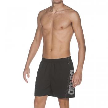 Arena Fundamentals Logo Bañador, Hombre, Negro/Blanco, L