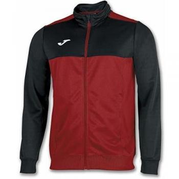 Joma Winner Men's Full Zip Jacket - Red and Black