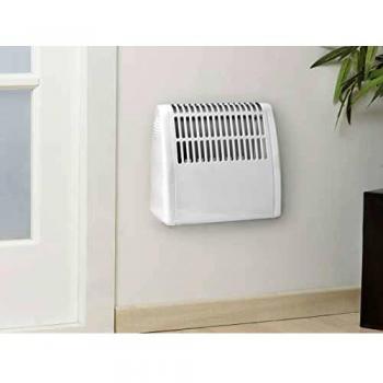 Bestron ABH401 Calefactor, Independiente Prueba de Salpicaduras, Termostato, Incluye Set de Montaje en Pared, Blanco