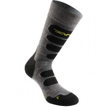 Lenz X Country 2.0 Men's Socks - Black Grey Size 45-47