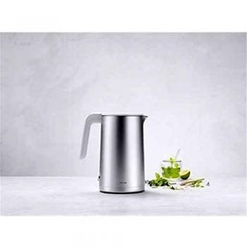ZWILLING ENFINIGY Hervidor Eléctrico 1.5 L, 1850 W, Plata, Doble Pared, Acero Inoxidable, Filtro de Cal Integrado