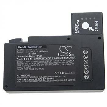 Batería recargable Li-Ion 3800 mAh 11,1 V compatible con empalmadores Inno IFS-15H, IFS-15M, IFS-15M+, IFS-55, V