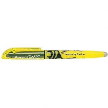 Rotulador Pilot Frixion Light Borrable Punta de Fibra Color Amarillo