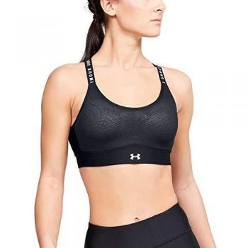 Sujetador Deportivo Under Armour Infinity Mid para Mujer - Color Negro - Talla XS