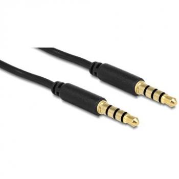 DeLOCK 83438 Cable de Audio 5m 3.5mm Negro