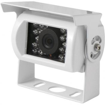 Phonocar VM269-Cámara de Marcha atrás con Sensor Infrarrojos de luminosidad para Camping, diseño de Cars, Color Blanco