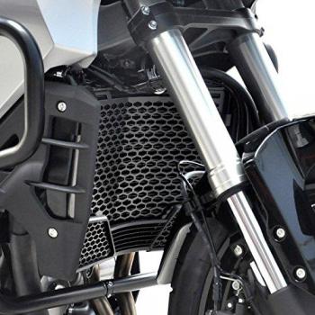 Cubreradiador Honda Crosstourer 12-16 Acero inoxidable black