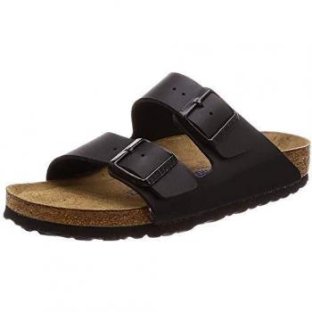 Birkenstock Unisex-Adult Arizona Sandals, Black, 7.5 UK
