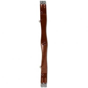 Cinta de Silla de Montar de Cuero con Elastico Color Marrón - 145 cm