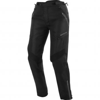 Bering Pantalones de Moto Vision Mujer Negros - Pantalones textiles impermeables para mujer, color negro, talla 44