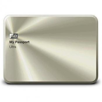 Western Digital WDBEZW0020BCG-EESN - Disco duro externo My Passport Ultra 2 TB USB 3.0 oro