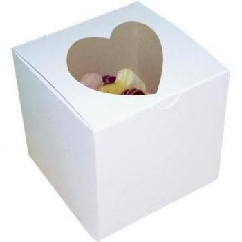 Cajas para tartas de boda cajas Glazed Corazón Top Varios colores