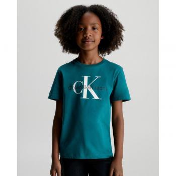 Camiseta de niño Calvin Klein azul de manga corta