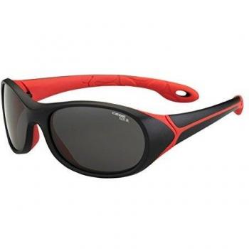 Cébé Simba Gafas de Sol, Unisex niños, Matt Black/Red, Small