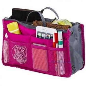 JYtop - Organizador de bolso de Material Sintético  multicolor rosa