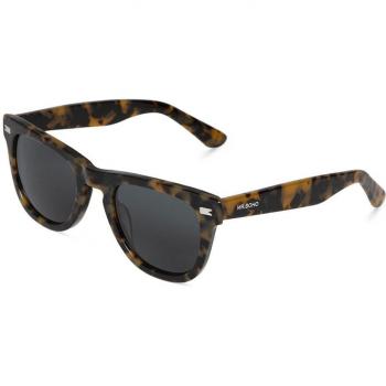 Mr. Boho - Gafas de sol cat eye de acetato marrón claro, anteojos de sol para hombre en careyshell y tortoiseshell