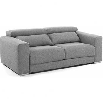 Kave Home - Sofá Atlanta reclinable de 3 plazas tapizado en tejido Chrono