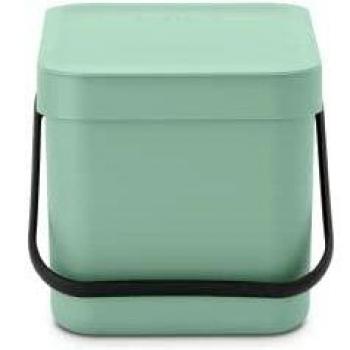 Brabantia Sort & Go 6L Jade Green Recycling Bin
