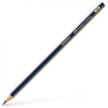 Lápiz de Grafito Goldfaber 4B - Caja de 12 unidades, forma hexagonal