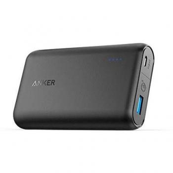 Power Bank, Anker PowerCore Speed 10000 QC, Qualcomm Quick Charge 3.0 Portable Charger for Galaxy S8 with Power IQ, Power Bank for Samsung, iPhone, iPad and More