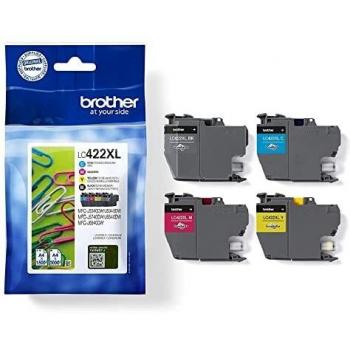 Brother Brother LC-422XLVAL - Cartuchos de Tinta para Brother MFC-J5340DW, MFC-J5345DW, MFC-J5740DW, MFC-J6540DW, MFC-J6940DW