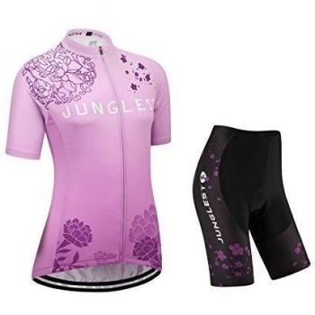 [Cojín 3D][traje tamaño:L] rompevientos corta ropa de mujer Jerseys manga rendimiento maillot los para ciclismo transpirable chaleco