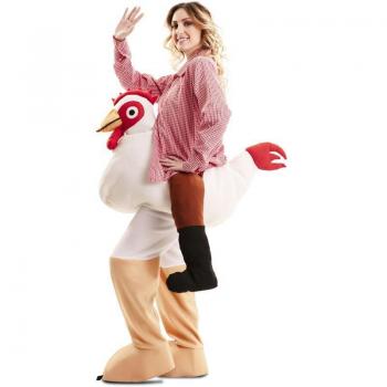 Disfraz de Gallina a Hombros Carry Me para Adulto