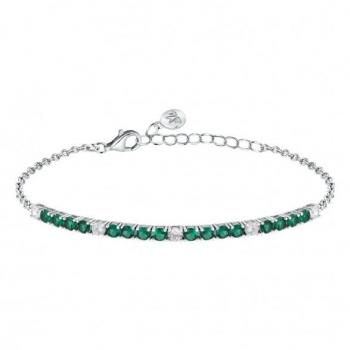 Morellato Pulsera de Mujer en Plata 925‰ con Circonitas, Colección Tesori, modelo Tenis - SAIW142