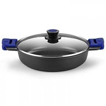 BRA ADVANCED Cacerola baja 28 cm, aluminio fundido con antiadherente, sin PFOA reforzado de rendimiento superior y resistencia a los arañazos y a la abrasión, Inducción [Amazon Exclusive]