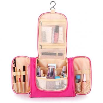 S.R HOME Bolsa Viaje de Aseo Colgante Bolsa de Cosméticos Impermeable Neceser Maquillaje con Gancho, Multifunción, Polyester, Adecuado para Hombres y Mujeres.