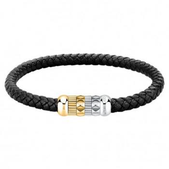 Pulsera Hombre Morellato SQH52 - Pulsera de acero inoxidable, diseño elegante y moderno, resistente al agua, cierre de seguridad, adecuada para uso diario y ocasiones especiales