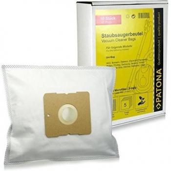 PATONA 10x Bolsas de Aspiradora Compatible con Support Plus Dual System Taurus Volta U Weltstar