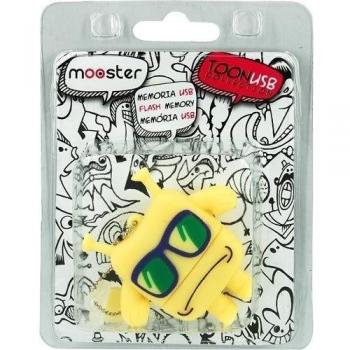 Mooster PCS72009MX28516GB - Memoria USB de 16 GB, color amarillo