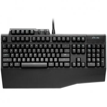 Gigabyte OSMIUM-RED - Teclado multimedia, USB, negro